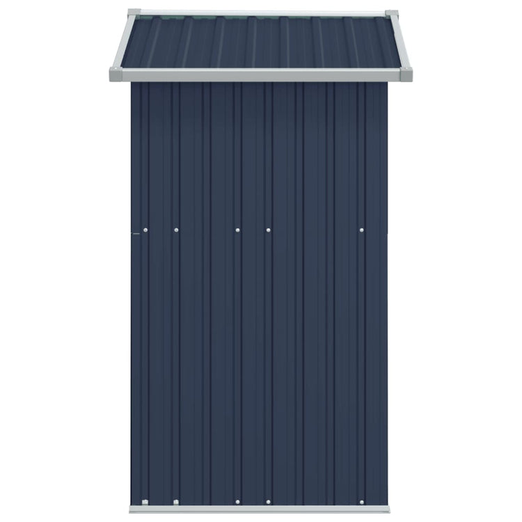 NNEVL Garden Shed Anthracite 126x97.5x177 cm Galvanised Steel-4