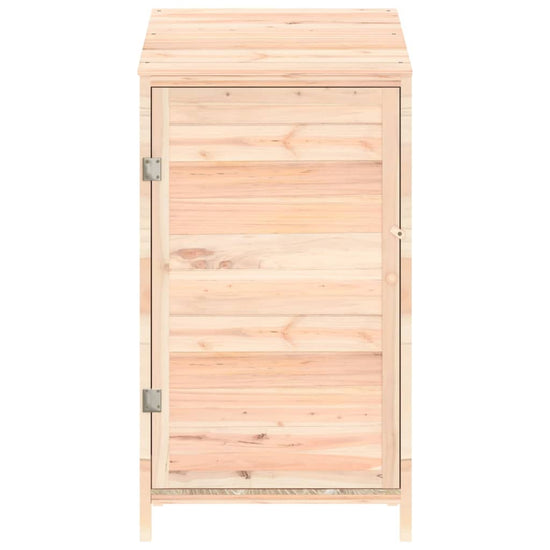 NNEVL Garden Shed 55x52x112 cm Solid Wood Fir-2