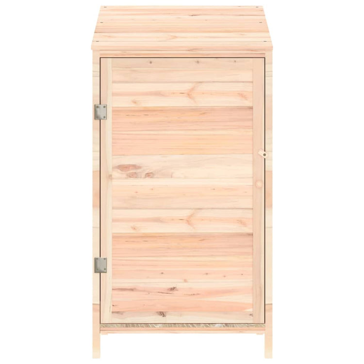 NNEVL Garden Shed 55x52x112 cm Solid Wood Fir-2