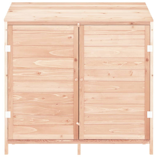 NNEVL Garden Shed 102x52x112 cm Solid Wood Fir-2