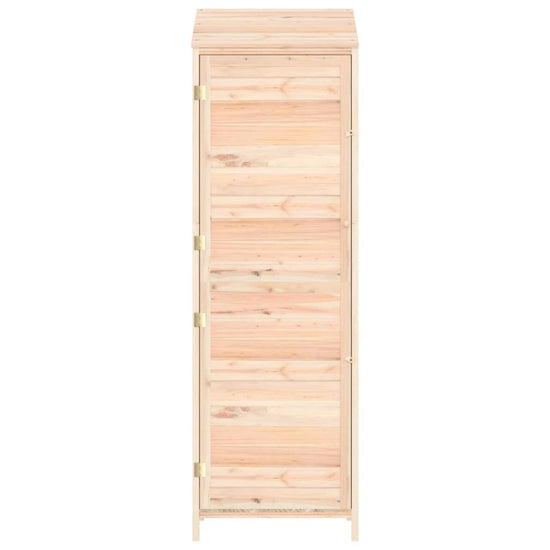 NNEVL Garden Shed 55x52x174.5 cm Solid Wood Fir-3