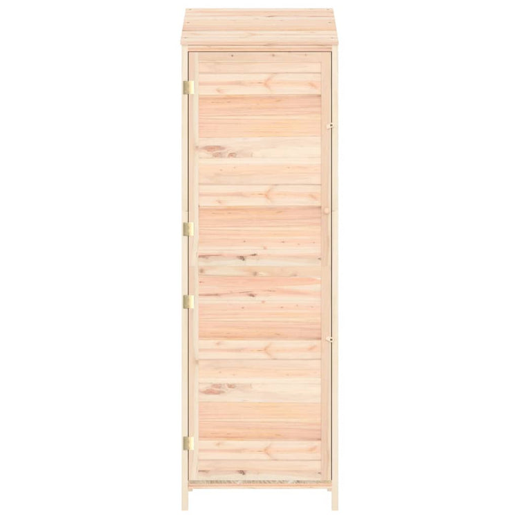 NNEVL Garden Shed 55x52x174.5 cm Solid Wood Fir-3