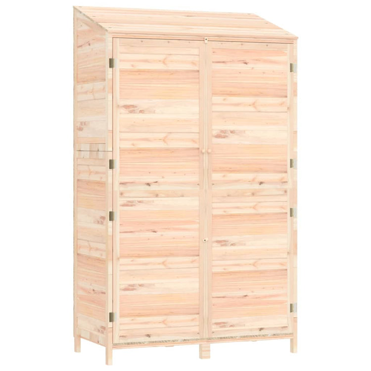 NNEVL Garden Shed 102x52x174.5 cm Solid Wood Fir-1