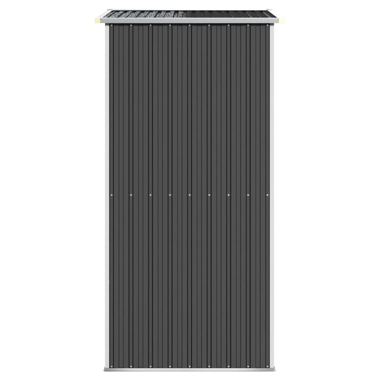 NNEVL Garden Shed Anthracite 192x108x223 cm Galvanised Steel-3