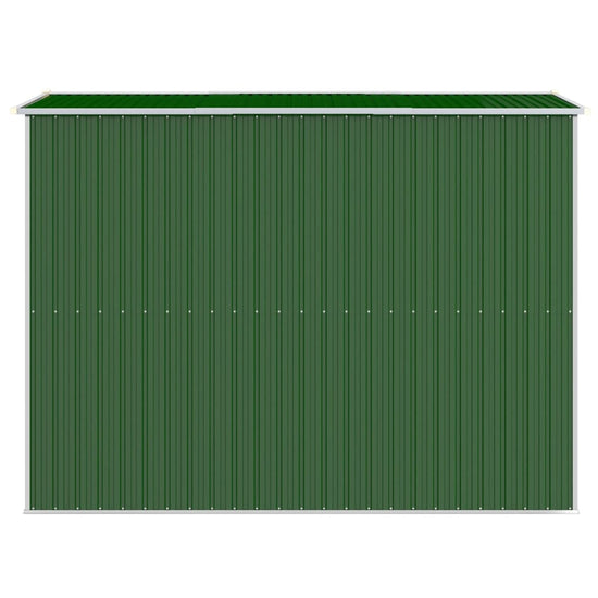 NNEVL Garden Shed Green 192x274x223 cm Galvanised Steel-4