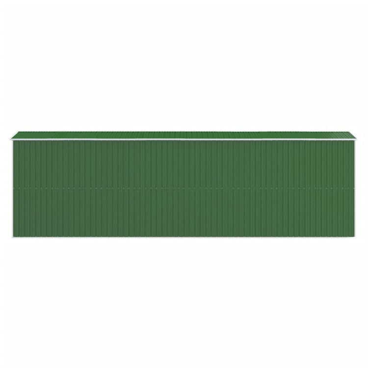 NNEVL Garden Shed Green 192x689x223 cm Galvanised Steel-4
