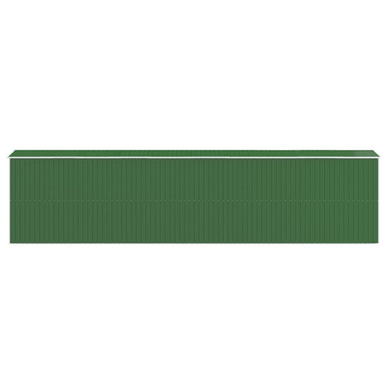 NNEVL Garden Shed Green 192x855x223 cm Galvanised Steel-4