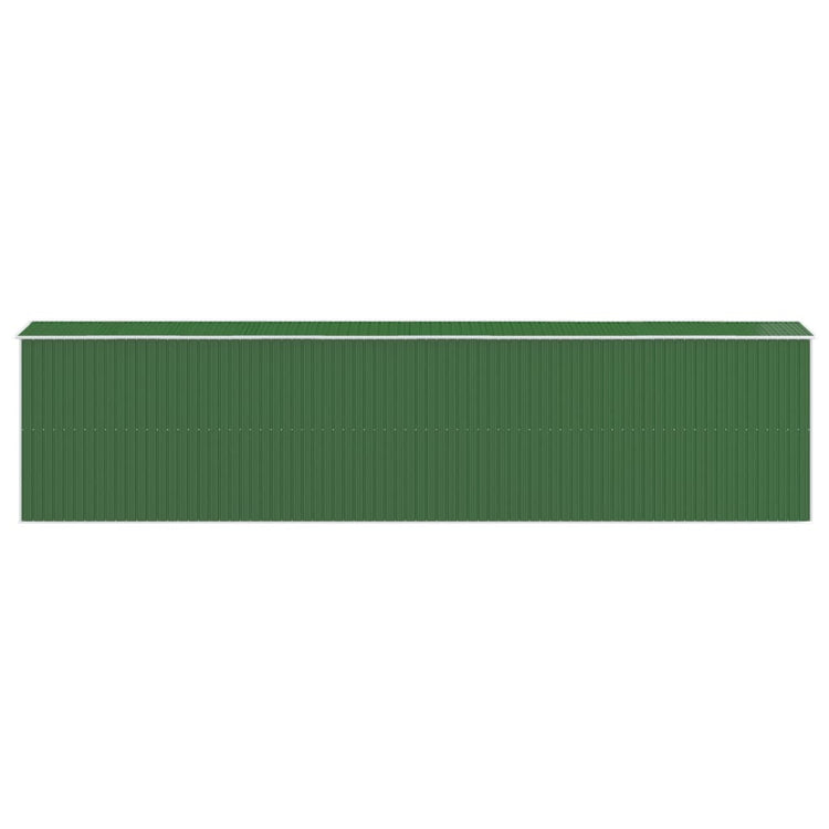 NNEVL Garden Shed Green 192x855x223 cm Galvanised Steel-4