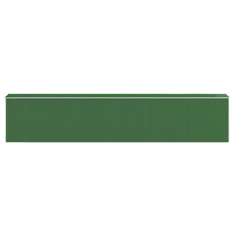 NNEVL Garden Shed Green 192x938x223 cm Galvanised Steel-4