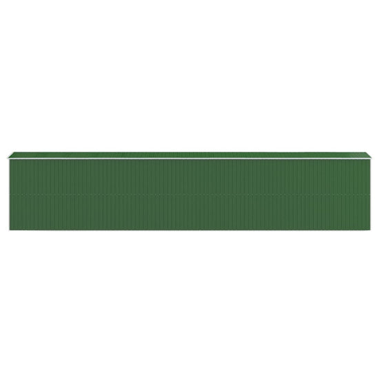 NNEVL Garden Shed Green 192x1021x223 cm Galvanised Steel-4