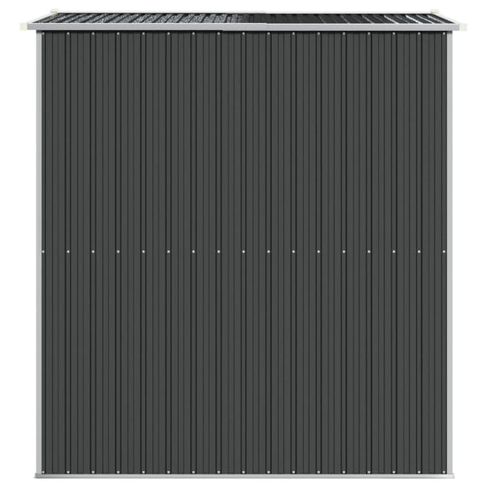 NNEVL Garden Shed Anthracite 192x191x223 cm Galvanised Steel-4