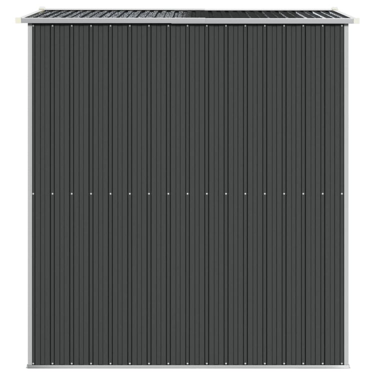 NNEVL Garden Shed Anthracite 192x191x223 cm Galvanised Steel-4