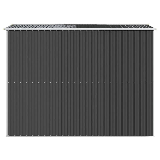 NNEVL Garden Shed Anthracite 192x274x223 cm Galvanised Steel-4