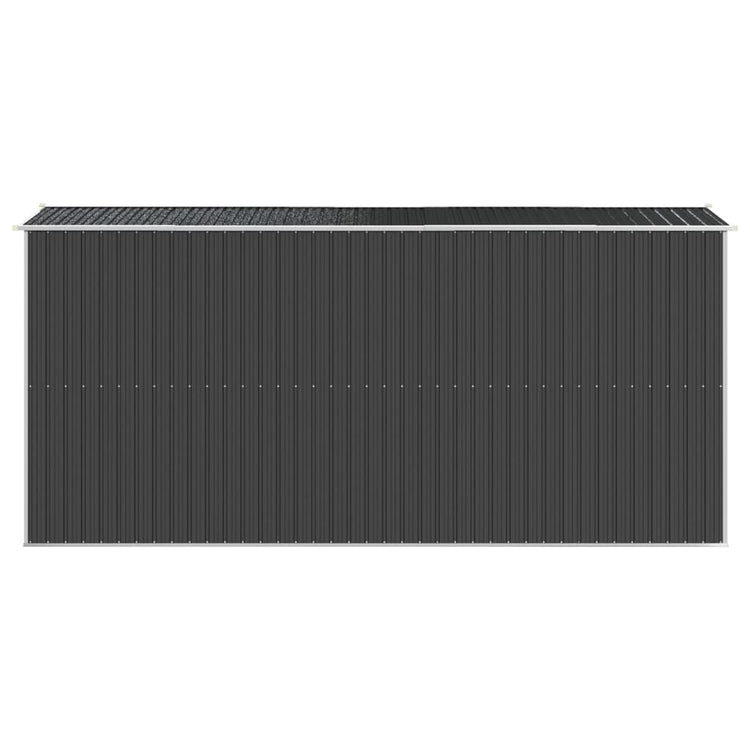 NNEVL Garden Shed Anthracite 192x440x223 cm Galvanised Steel-4