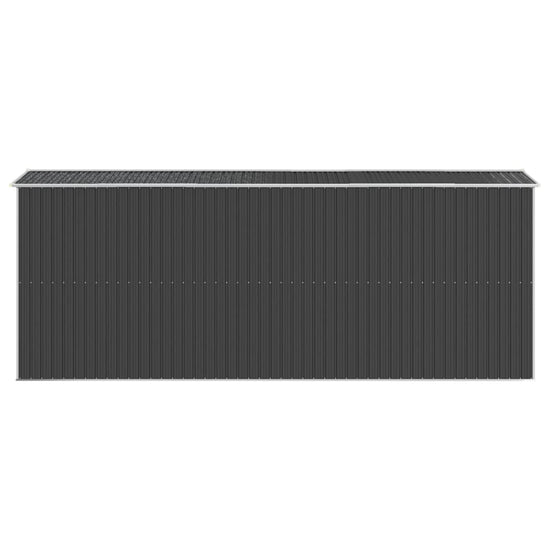 NNEVL Garden Shed Anthracite 192x523x223 cm Galvanised Steel-4