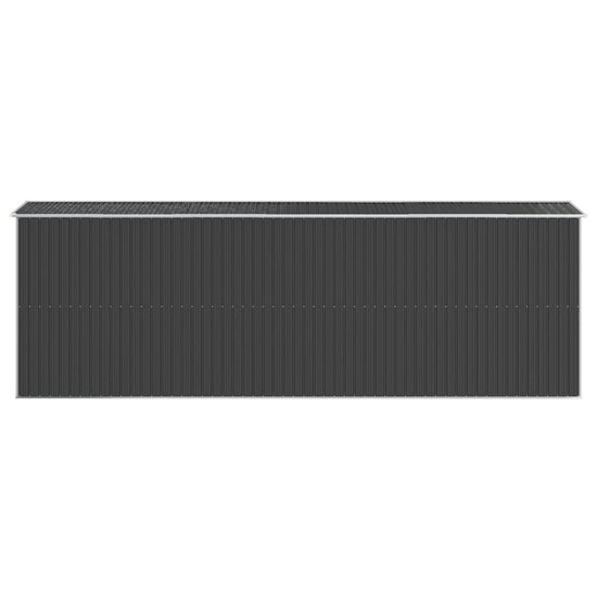 NNEVL Garden Shed Anthracite 192x606x223 cm Galvanised Steel-4