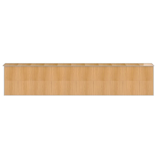 NNEVL Garden Shed Light Brown 192x938x223 cm Galvanised Steel-4