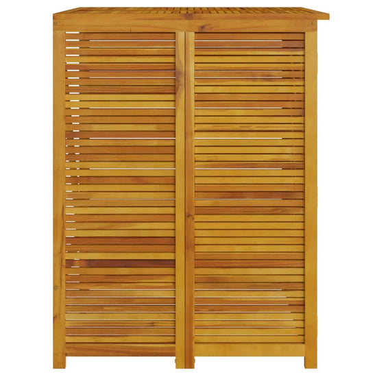 NNEVL Single Garbage Bin Shed 70x89x117 cm Solid Wood Acacia-3