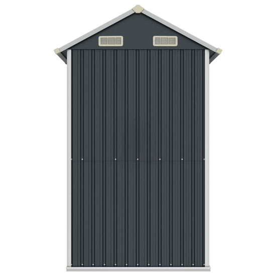 NNEVL Garden Shed Anthracite 192x152.5x237 cm Galvanised Steel-4