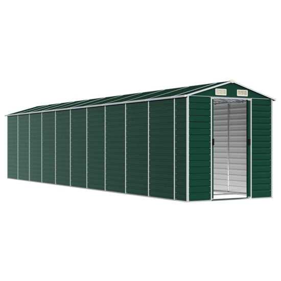NNEVL Garden Shed Green 191x895x198 cm Galvanised Steel-2