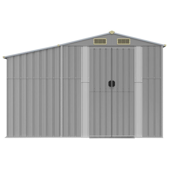 NNEVL Garden Shed Grey 277x192.5x179 cm Galvanised Steel-3