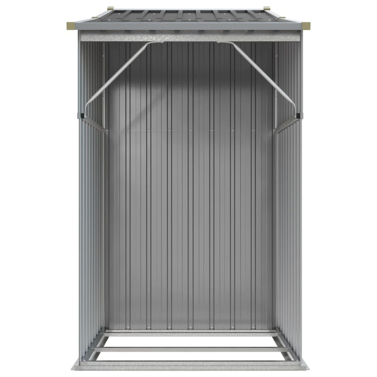 NNEVL Garden Shed Grey 277x93x179 cm Galvanised Steel-4