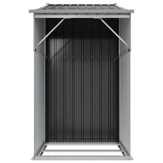 NNEVL Garden Shed Anthracite 277x93x179 cm Galvanised Steel-4