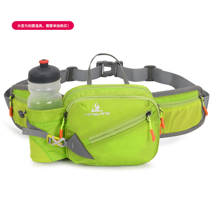 Wautton Outdoor Fanny Pack Bum Bag Big Campacity Water Resistant Nylon with Water Bottle Holder-2