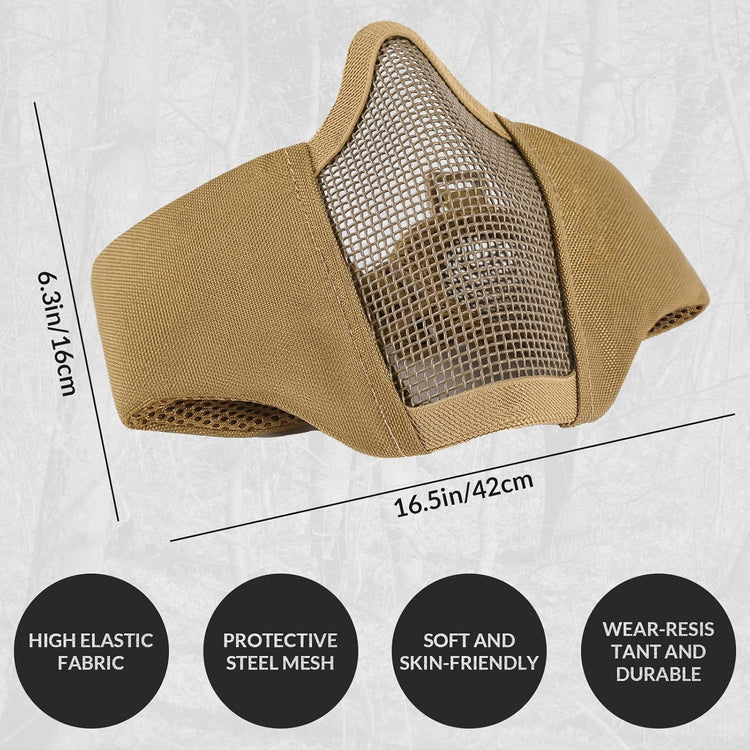 VOTAGOO® Airsoft Mesh Mask-2