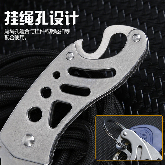 Bushcraft Folding Field Knife Multi-functional Pocketed EDC knife-3