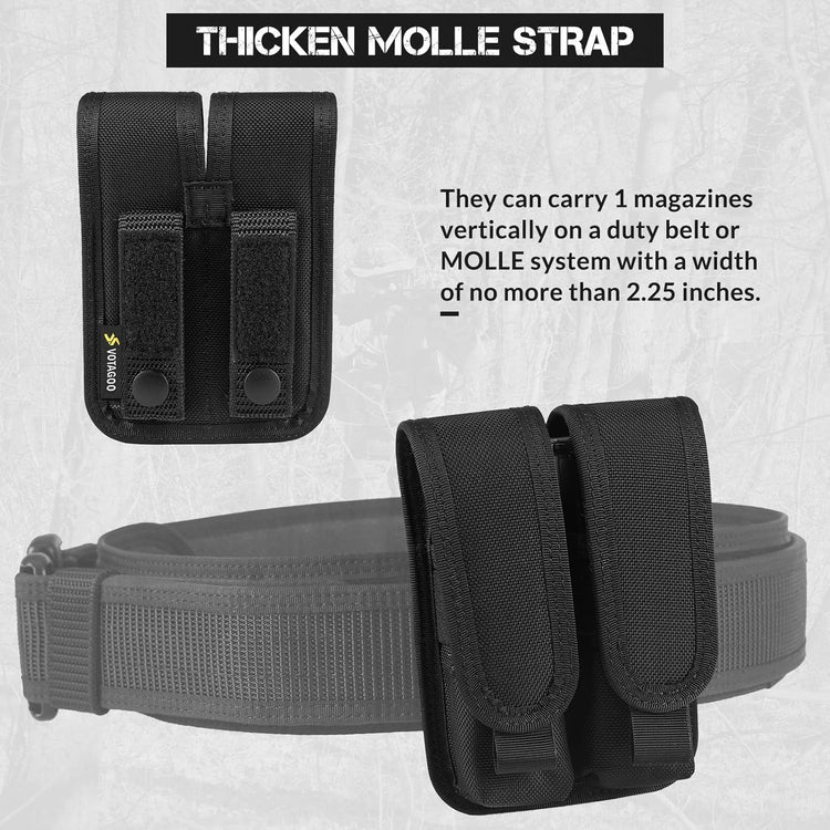 VOTAGOO® Single Double Nylon Mag Pouch-4