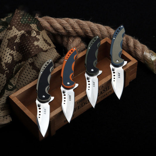 Bushcraft Pocket Knife for men Tactical Folding Knives with 12C27 steel-1