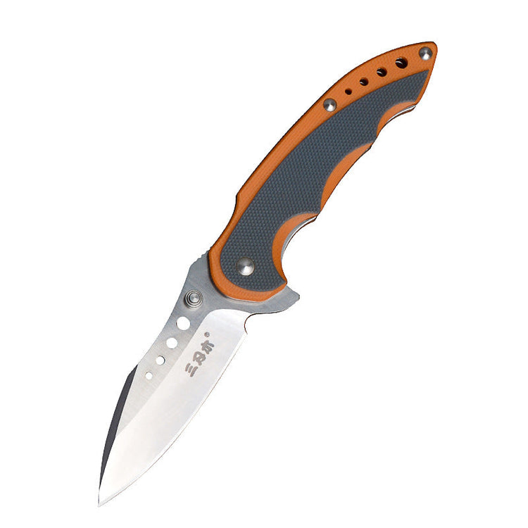 Bushcraft Pocket Knife for men Tactical Folding Knives with 12C27 steel-7