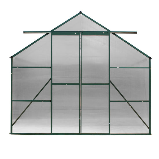 NNEDSZ Aluminium Greenhouse Polycarbonate Green House Garden Shed 5.1x2.44M-3