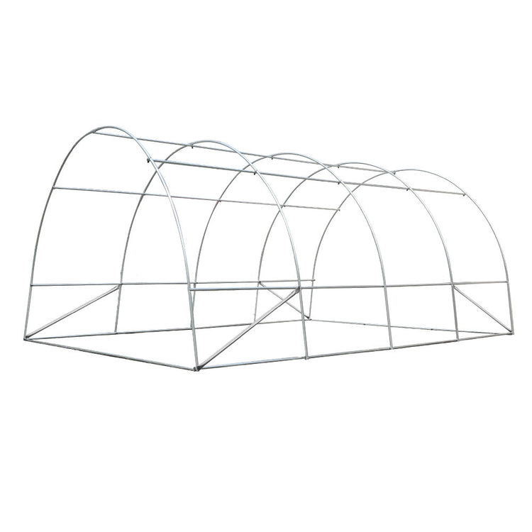 NNEDSZ Greenfingers Greenhouse 4X3X2M Garden Shed Green House Polycarbonate Storage-1