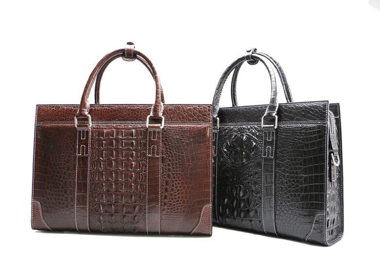 Genuine Crocodile Leather  Briefcase-1