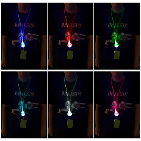 Party Supplies Decorations Remote Controlled Flashing LED Lanyards-3