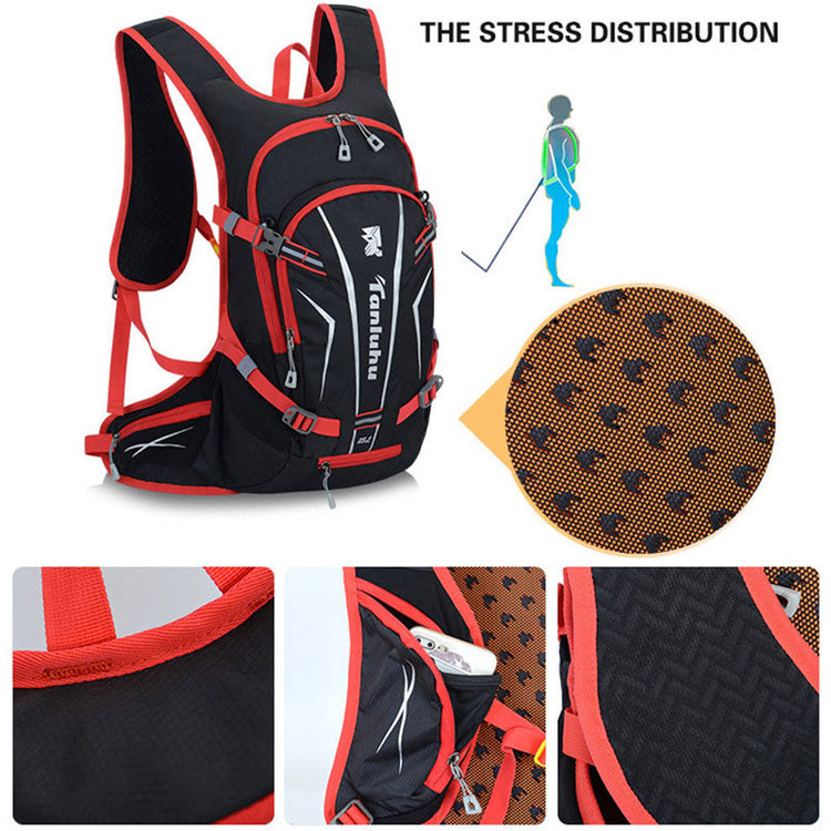 25L Sport Cycling Rid Backpack For Bicycle Women Men Bike Outdoor Running Hiking Black Reflective Cycling Backpack-1