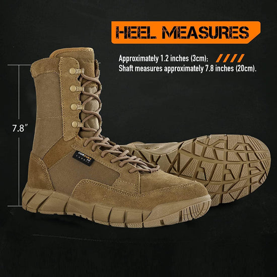 VOTAGOO® Men's 8 inch Tactical Boots-4