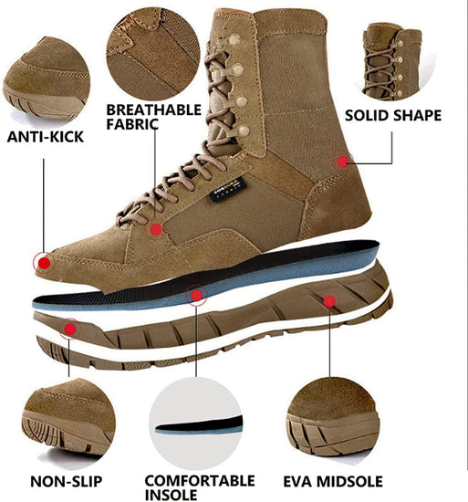 VOTAGOO® Men's 8 inch Tactical Boots-1