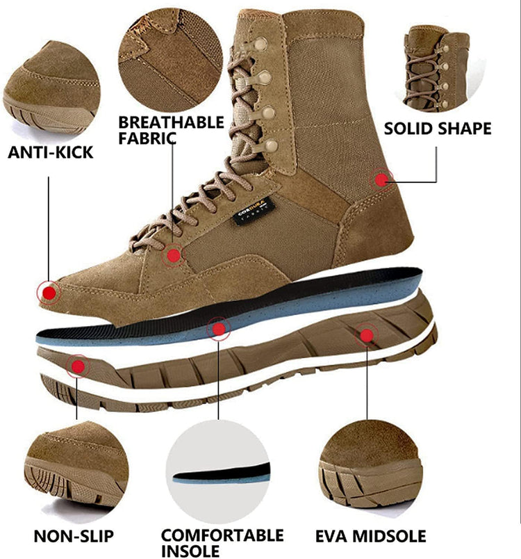 VOTAGOO® Men's 8 inch Tactical Boots-1