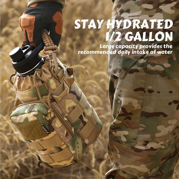 VOTAGOO® 64Oz Tactical Water Bottle-3