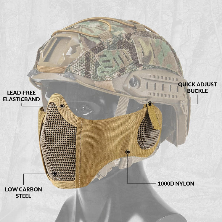 VOTAGOO® Airsoft Mesh Mask-3