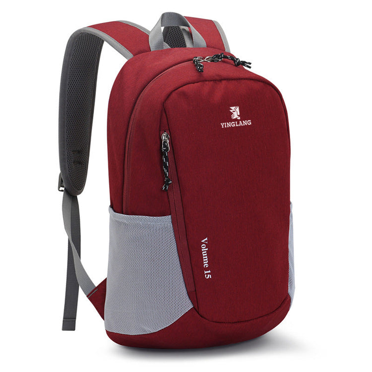 15L Outdoor Leisure Backpack Waterproof & Lightweight, Large Capacity Daypack for Hiking/Camping/Travel-3