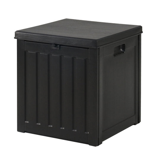 NNEDSZ 80L Outdoor Storage Box Waterproof Container Indoor Garden Toy Tool Shed-0