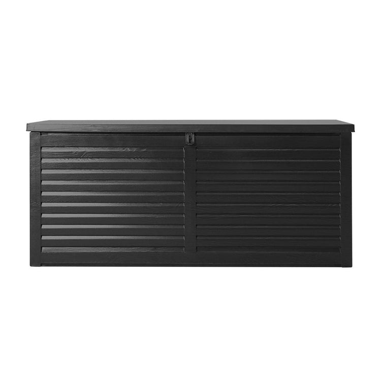 NNEDSZ Outdoor Storage Box Container Indoor Garden Toy Tool Sheds Chest 490L-2