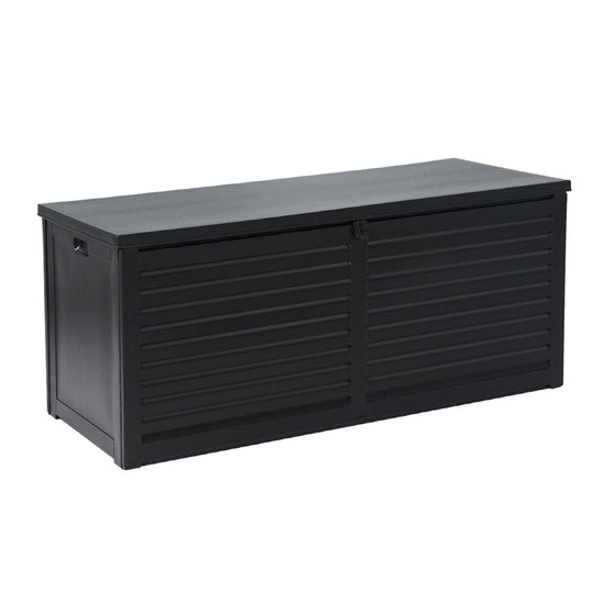 NNEDSZ Outdoor Storage Box Container Indoor Garden Toy Tool Sheds Chest 490L-3