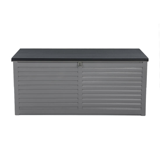 NNEDSZ Outdoor Storage Box 490L Bench Seat Indoor Garden Toy Tool Sheds Chest-2