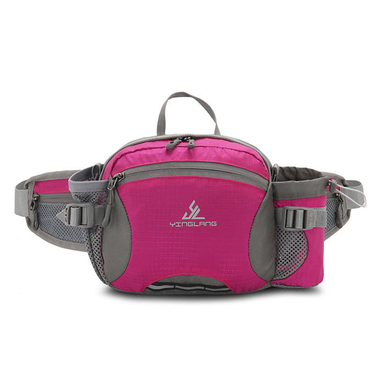Outdoor Waist Bag with Bottle Holder Cycling Fanny Pack Multifuction Hiking-8