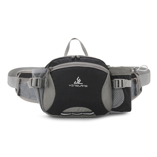 Outdoor Waist Bag with Bottle Holder Cycling Fanny Pack Multifuction Hiking-0